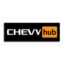 Load image into Gallery viewer, Chevy Sign Chevy Hub
