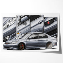 Load image into Gallery viewer, Honda Civic 07th Gen Sedan 2004 2005 Facelift #418 - #426
