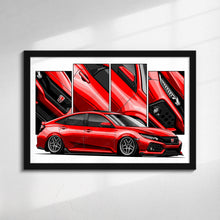 Load image into Gallery viewer, Honda Civic 10th Gen Sedan 2017 - 2020 SI #391 - #399

