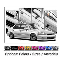 Load image into Gallery viewer, Honda Civic 06th Gen Sedan 1996 - 2000 EJ #166 - #174

