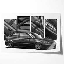 Load image into Gallery viewer, Honda Civic 06th Gen Hatchback 1999 - 2000 EK #193 - #201
