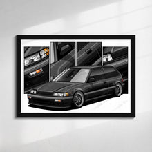Load image into Gallery viewer, Honda Civic 04th Gen Hatchback 1990-1991 EF Facelift #112-#120
