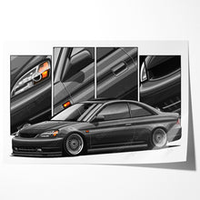 Load image into Gallery viewer, Honda Civic 07th Gen Coupe 2001 - 2003 Pre-face #055 - #063
