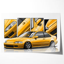 Load image into Gallery viewer, Honda Civic 05th Gen Coupe 1992 - 1995 EJ #211 - #219
