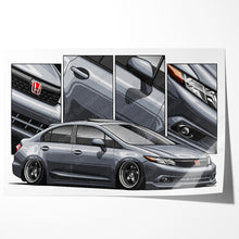 Load image into Gallery viewer, Honda Civic 09th Gen Sedan 2012 Pre-face SI #544- #552
