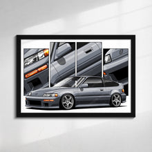 Load image into Gallery viewer, Honda CRX 2nd Gen 1988 - 1991 Mugen #121 - #129
