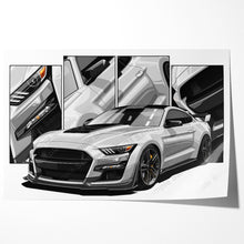 Load image into Gallery viewer, Ford Mustang 6th Gen 2020 2021 2022 Shelby GT500 #001 - #009
