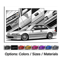 Load image into Gallery viewer, Acura Integra 2nd Gen 1989 - 1993 Hatchback DA DB2 GS-R #084 - #092
