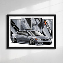 Load image into Gallery viewer, Honda Civic 08th Gen Sedan 2009 - 2011 Facelift #130 - #138
