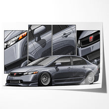 Load image into Gallery viewer, Honda Civic 08th Gen Sedan 2006 - 2008 SI #517 - #525
