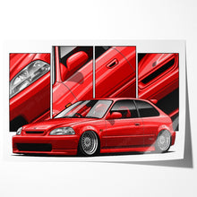 Load image into Gallery viewer, Honda Civic 06th Gen Hatchback 1996 - 2000 EK #463 - #471
