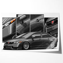 Load image into Gallery viewer, Honda Civic 08th Gen Sedan 2006 - 2008 SI #517 - #525
