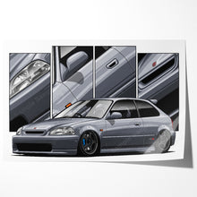 Load image into Gallery viewer, Honda Civic 06th Gen Hatchback 1996 - 2000 EK #454 - #462

