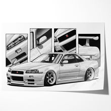 Load image into Gallery viewer, Nissan Skyline GTR R34 #226- #234
