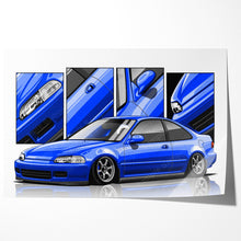 Load image into Gallery viewer, Honda Civic 05th Gen Coupe 1992 - 1995 EJ #211 - #219
