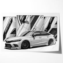 Load image into Gallery viewer, Honda Civic 11th Gen Sedan 2022 - 2024 Pre-face SI #301 - #309
