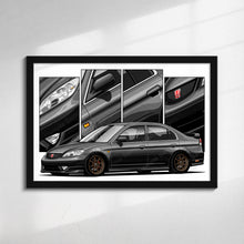 Load image into Gallery viewer, Honda Civic 07th Gen Sedan 2004 2005 Facelift #418 - #426
