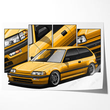 Load image into Gallery viewer, Honda Civic 04th Gen Hatchback 1990-1991 EF Facelift #112-#120
