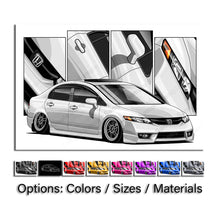 Load image into Gallery viewer, Honda Civic 08th Gen Sedan 2009 - 2011 Facelift #130 - #138
