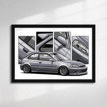 Load image into Gallery viewer, Honda Civic 06th Gen Hatchback 1999 - 2000 EK #193 - #201
