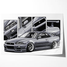 Load image into Gallery viewer, Nissan Skyline GTR R34 #226- #234
