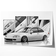 Load image into Gallery viewer, Honda Civic 05th Gen Coupe 1992 - 1995 EJ #211 - #219
