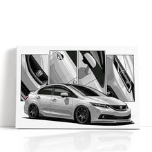 Load image into Gallery viewer, Honda Civic 09th Gen Sedan 2013 - 2015 Facelift #084 - #092
