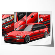 Load image into Gallery viewer, Honda Civic 04th Gen Hatchback 1990-1991 EF Facelift #112-#120
