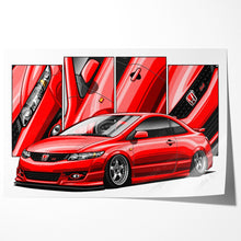 Load image into Gallery viewer, Honda Civic 08th Gen Coupe 2009 - 2011 Facelift #346 - #354
